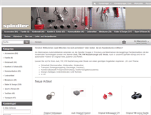 Tablet Screenshot of kitzingenshop.spindler-gruppe.de